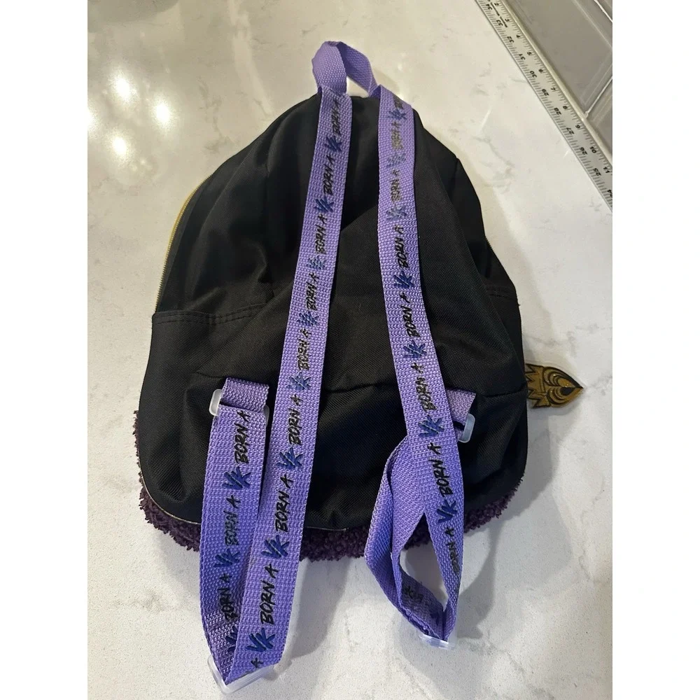 Disney Descendants3 SO NOT ORDINARY Mini Backpack Purse Purple Black BioWorld